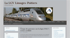 Desktop Screenshot of limogespoitiers.com